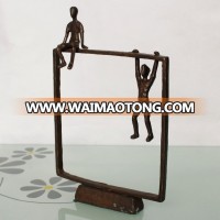 cast iron metal arts and crafts bronze sculptures for home decoration